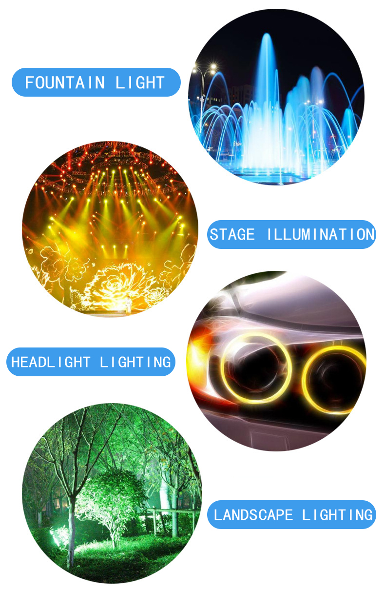 5050RGBWWVG six in one magic led light bead highlight stage light landscape light 5050 full color led light bead