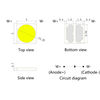 5050 EMC plane 3W white smd led