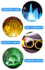 Custom 3535RGB ceramic lamp bead stage light aquarium light blue, red and green three-in-one high light full color led lamp bead