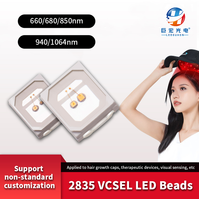 2835 multi band VCSEL hair cap, therapeutic device patch medical beauty LED beads