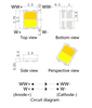 0.5W 2835 High CRI Dual Color Temperature SMD LED