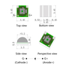 LED SMD 3535 Chip Green LED 1W 3W LED 1W 3W High Power LED