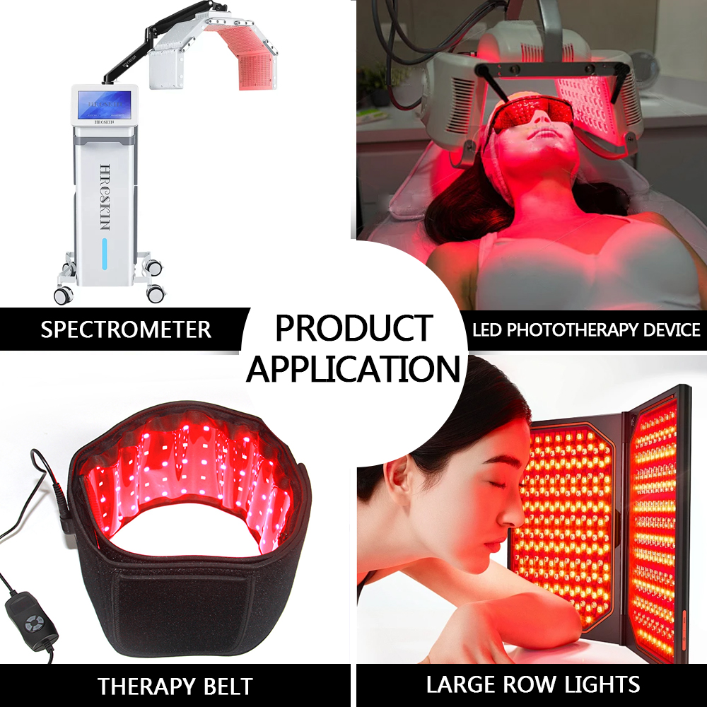 66W high-power red, yellow, and blue three in one spectrometer, integrated module light source for therapy, phototherapy, and beauty
