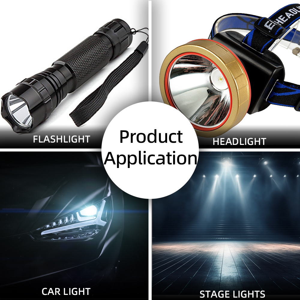 Ceramic 7070 WWW white warm white dual core high-power ultra bright LED light source