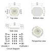 15W RGBWA/RGBWY R9C Five colours COB Module LED