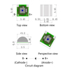 1W High Power LED Datasheet With Bridgelux Chip 3535 SMD LED Diode