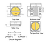 1W 5054 High CRI Dual Color Temperature SMD LED
