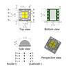 Small LED Component Hi Power Orange 3 Watt LED