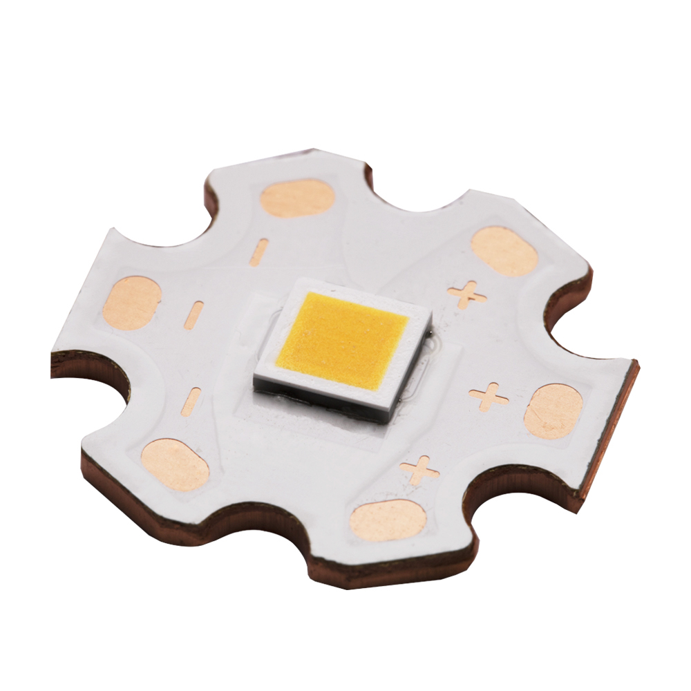 Ceramic 5050 Golden Yellow Light High Voltage 12V Copper Substrate 20W High Power LED Light Source