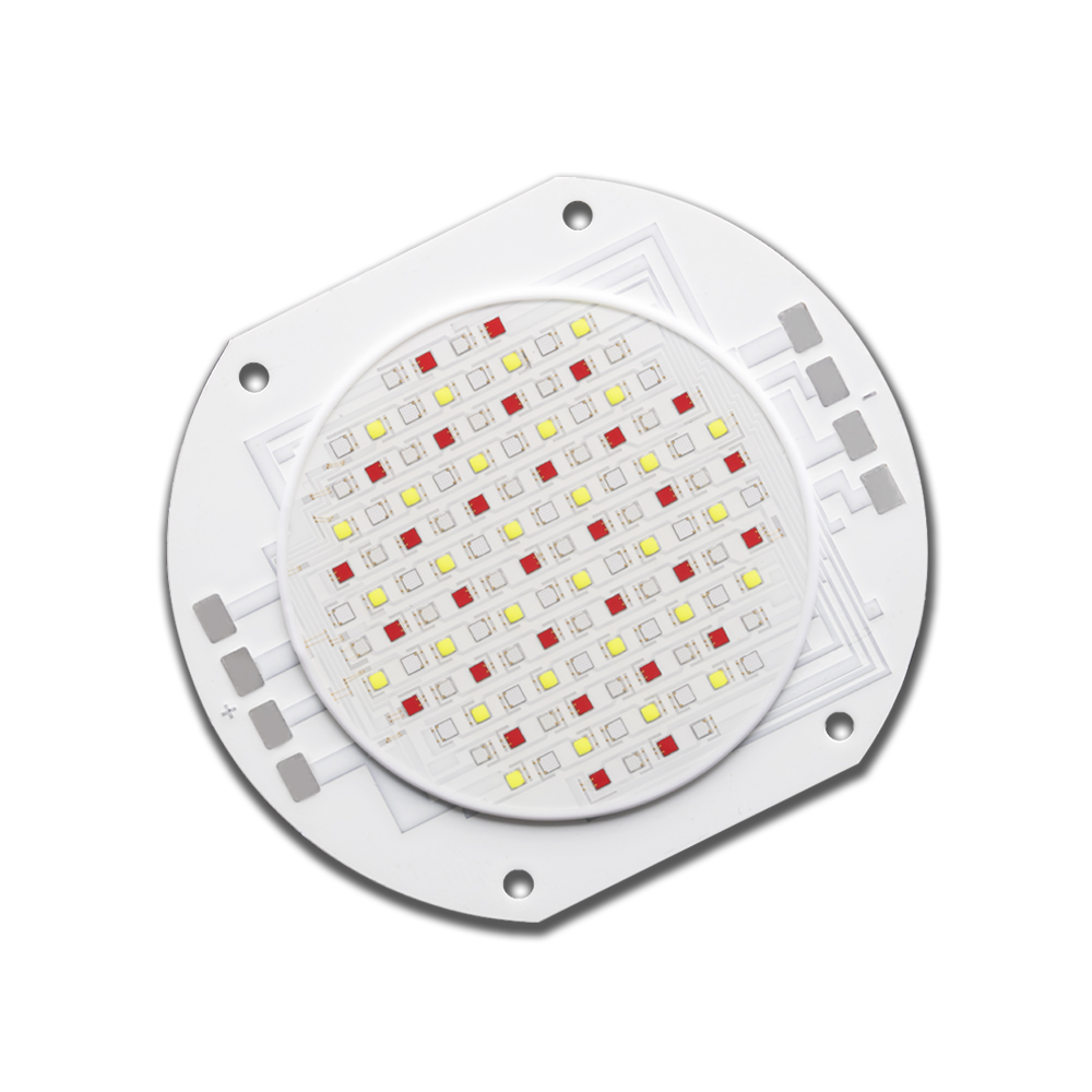 Customized 120W high-power COB bead dance table lamp, aquarium lamp blue, red, green, purple four in one high brightness full-color integrated light source