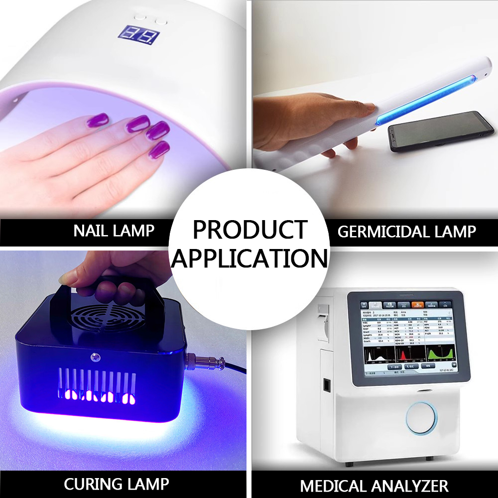5050 high-power SMD single crystal UV curing lamp LED light source