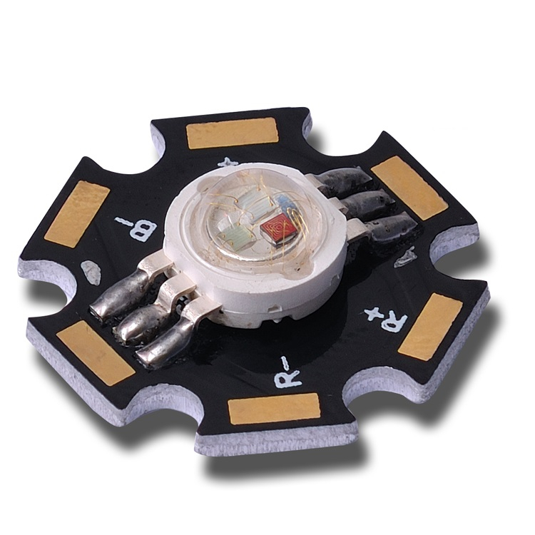 6pins High Power 1.5W 3W 9W RGB Led With PCB