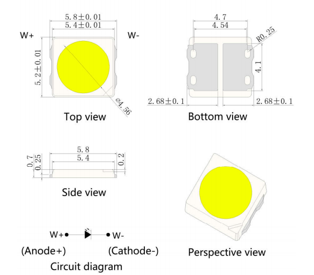 5W 5050 SMD 5000K Full Spectrum LED