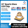 3939 3W high-power quartz glass 15° lens 850/970/1050/1210nm infrared LED light source
